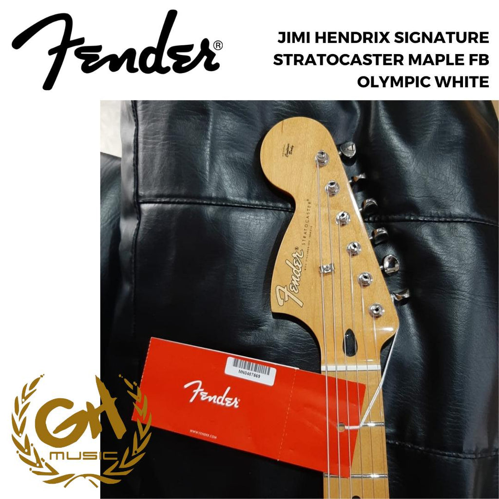 FENDER JIMI HENDRIX SIGNATURE STRATOCASTER MAPLE FB - Gitar Elektrik