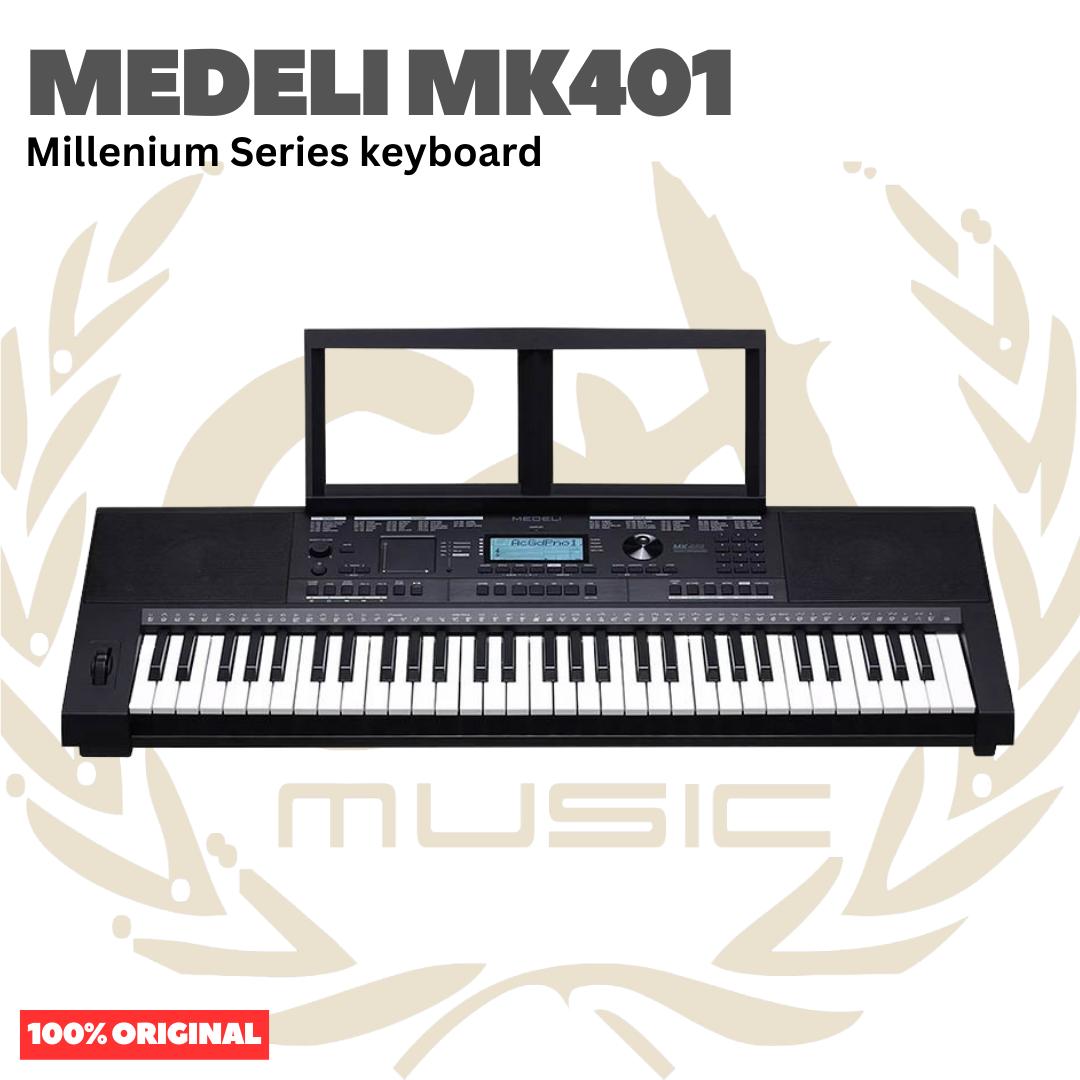 MEDELI MK401 61-Keys Millenium Series Keyboard Portable - MK-401 Keyboard Original Asli