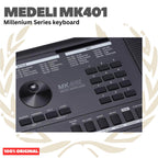MEDELI MK401 61-Keys Millenium Series Keyboard Portable - MK-401 Keyboard Original Asli