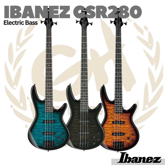 Ibanez GSR280QA Electric Bass Guitar - Bass Elektrik