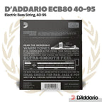 D'addario ECB80 40-95 Electric Bass String Long Scale - Senar Bass