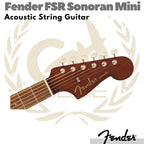 Fender FSR Sonoran Mini Acoustic Guitar Free Softcase | Gitar Akustik