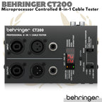 BEHRINGER CT200 Microprocessor Controlled 8 in 1 Cable Tester