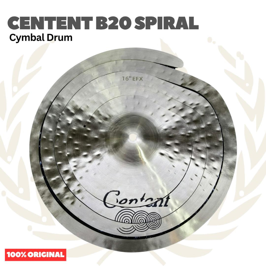 Centent B20 Spiral 16 inch Cymbal Drum - Simbal Drum