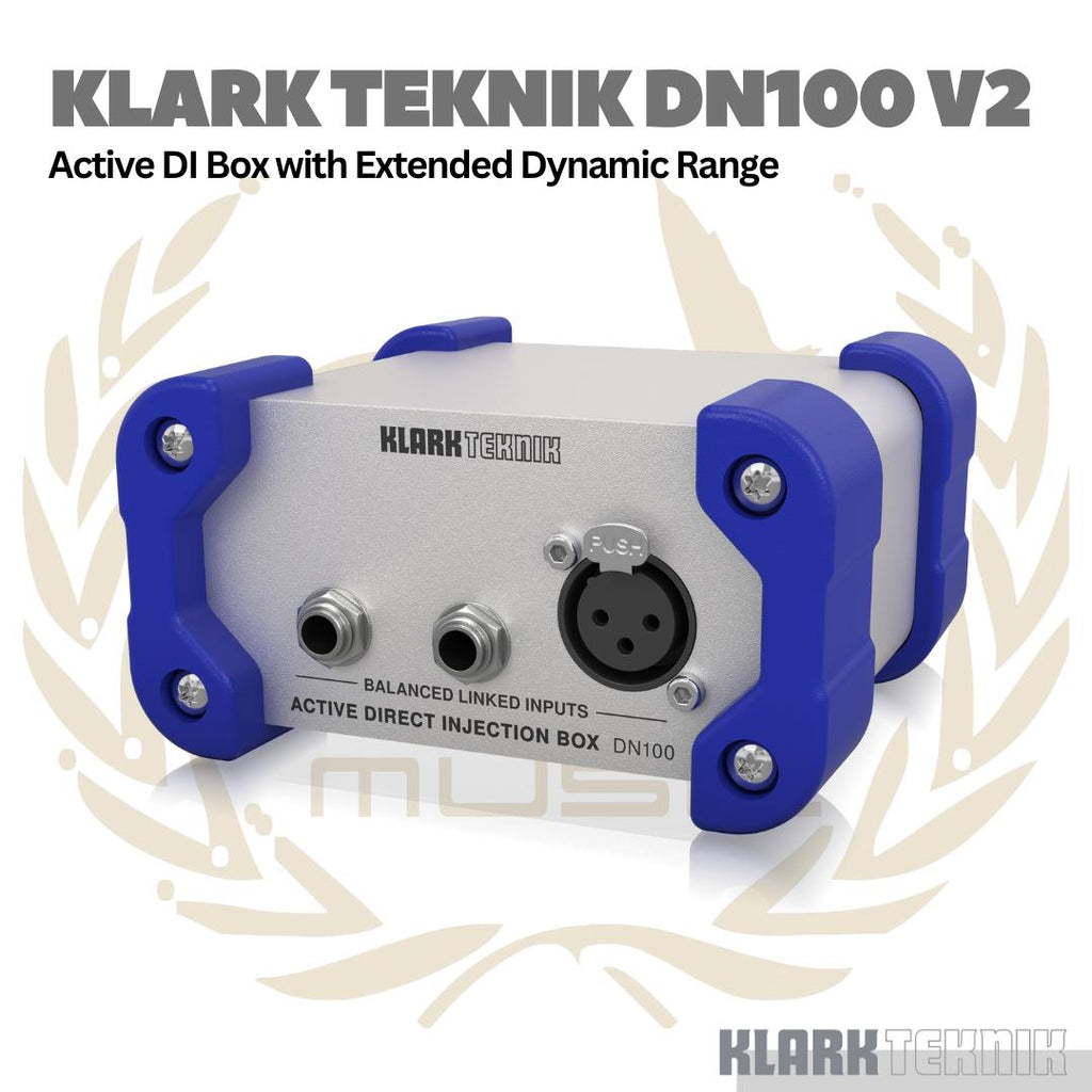 Klark Teknik DN100 V2 Active DI Box With Extended Dynamic Range