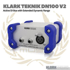 Klark Teknik DN100 V2 Active DI Box With Extended Dynamic Range