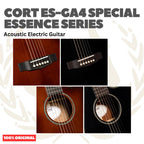 Cort ES-GA4 Special Enssence Series Acoustic Electric Guitar - Gitar Akustik dengan Preamp