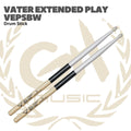 Vater V-E-P Xtended Play Series 5A 5B Stik Drum Kayu - Stik Drum Tahan Lama dengan Shield Anti-Pecah