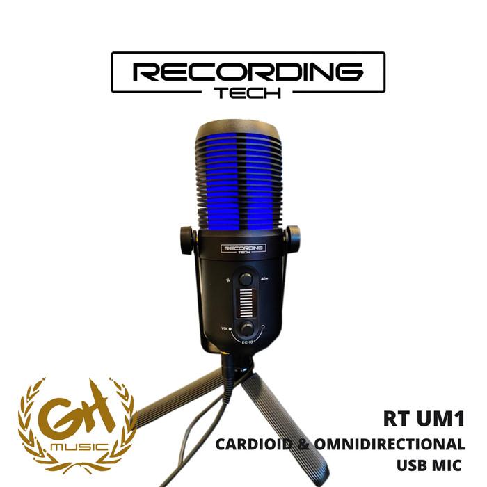 RECORDING TECH RT-UM1 CARDIOID & OMNIDIRECTIONAL USB MIC