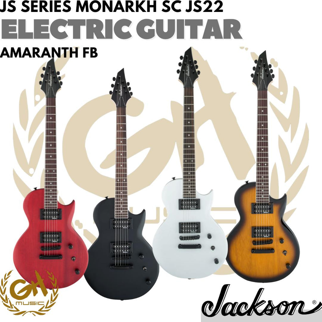 Jackson JS Series Monarkh SC JS22 Electric Guitar, Amaranth FB - Gitar Listrik