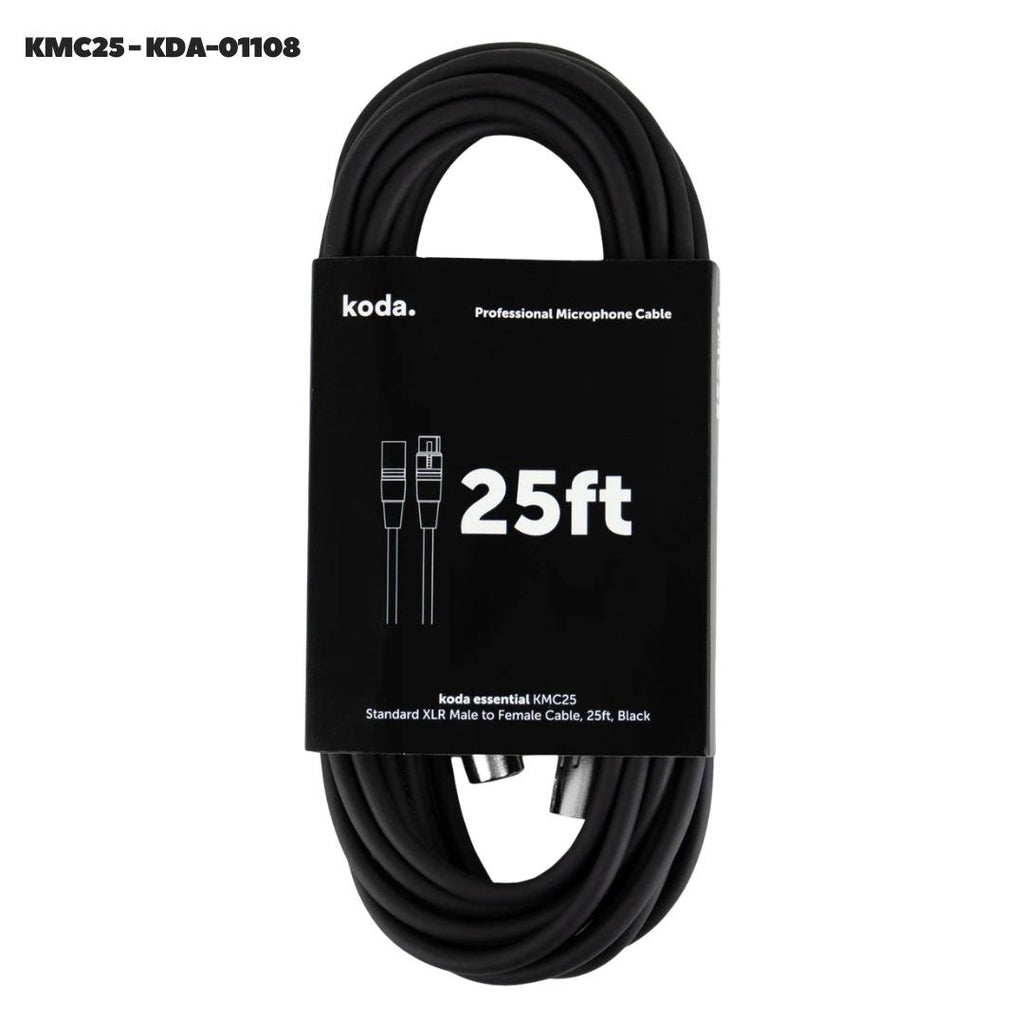 Koda Essential KMC Microphone Cable - Kabel XLR Canon 3pin
