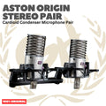 ASTON ORIGIN STEREO PAIR Cardioid Condenser Microphone Pair - Mik Kondenser Mic Sepasang Set Original Asli