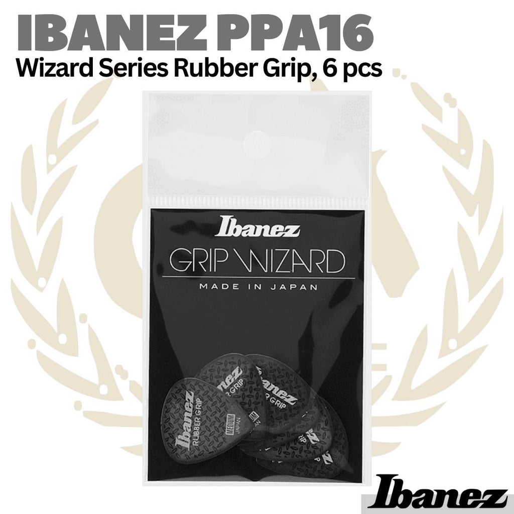 IBANEZ PPA16 Wizard Series Rubber Grip, 6 pcs | Pik Gitar