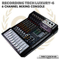 RECORDING TECH LUXURY 6 MIXING CONSOLE | Audio MIxer 6 Channel Luxury6