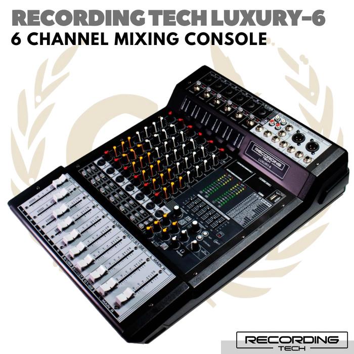 RECORDING TECH LUXURY 6 MIXING CONSOLE | Audio MIxer 6 Channel Luxury6