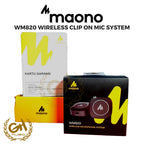 MAONO WM820 WIRELESS CLIP ON MIC SYSTEM