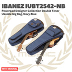 Ibanez IUBT2542-NB Powerpad Designer Collection Double Tenor Ukulele Gig Bag, Navy Blue - Tas Ukulele Tenor Isi 2 Original Asli