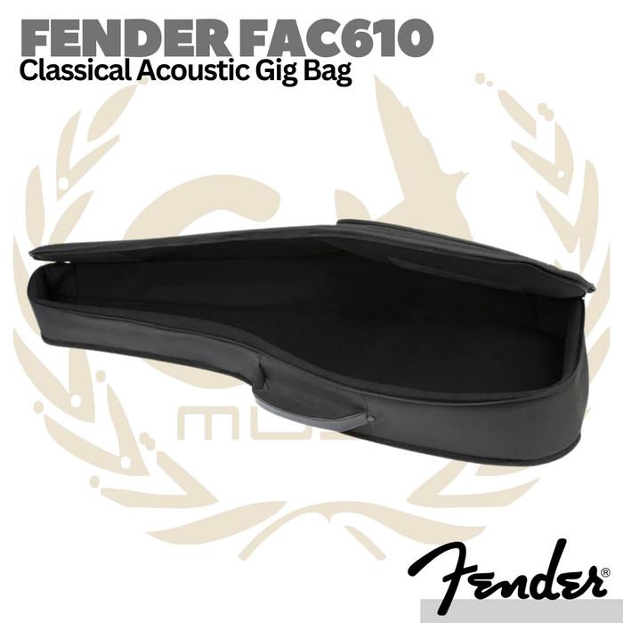 Fender FAC-610 Classical Guitar Gig Bag - Tas Gitar Akustik Klasik