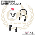 FIFINE M6 Handphone Wireless Lavalier Microphone | Mic Hp Clip On C