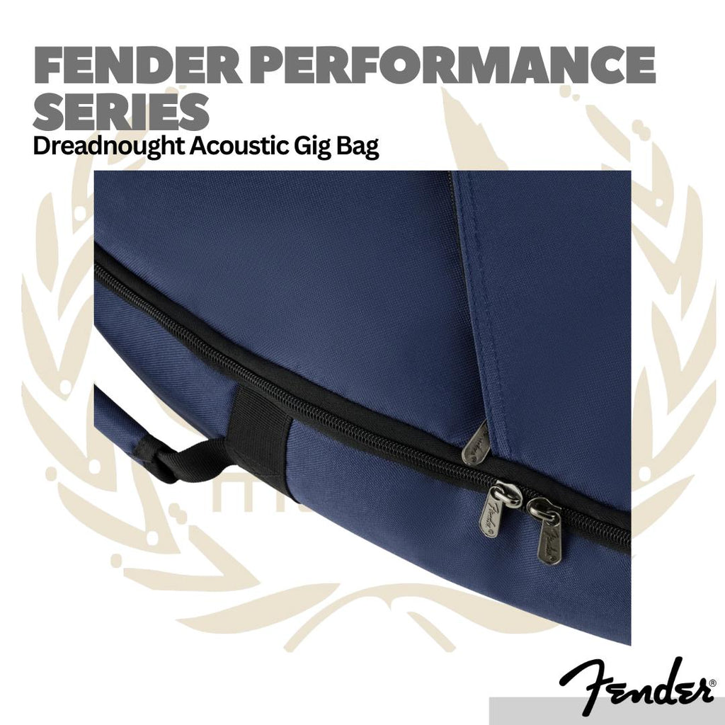 Fender Performance Series Dreadnought Acoustic Guitar Gig Bag | Tas Gigbag Gitar Akustik
