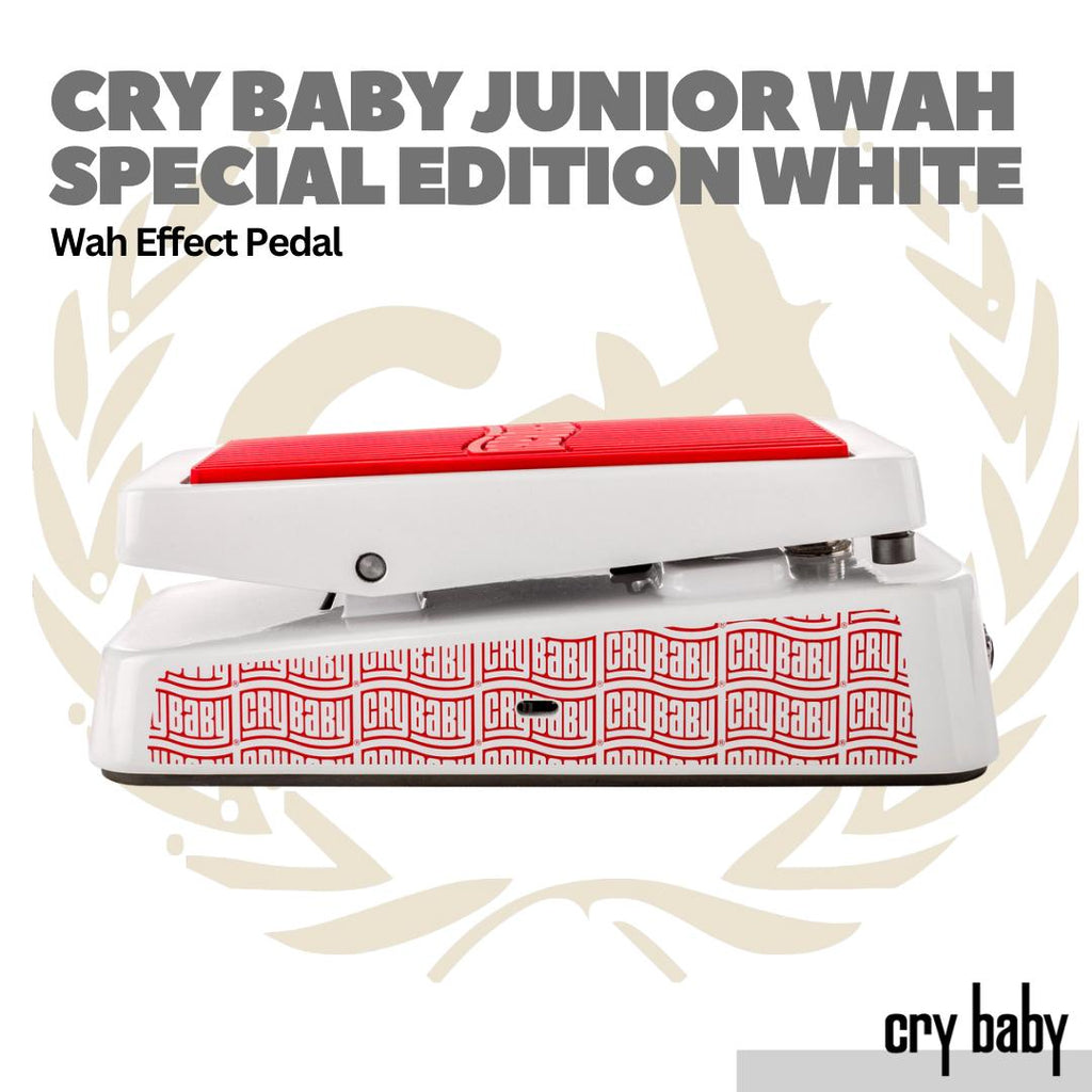CRY BABY CBJ95SW JUNIOR WAH SPECIAL EDITION WHITE - Wah Efek Pedal