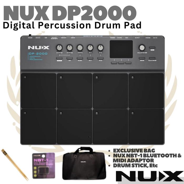 NUX DP2000 Digital Percussion Electric Drum Pad | Elektrik DP-2000 Asli Original