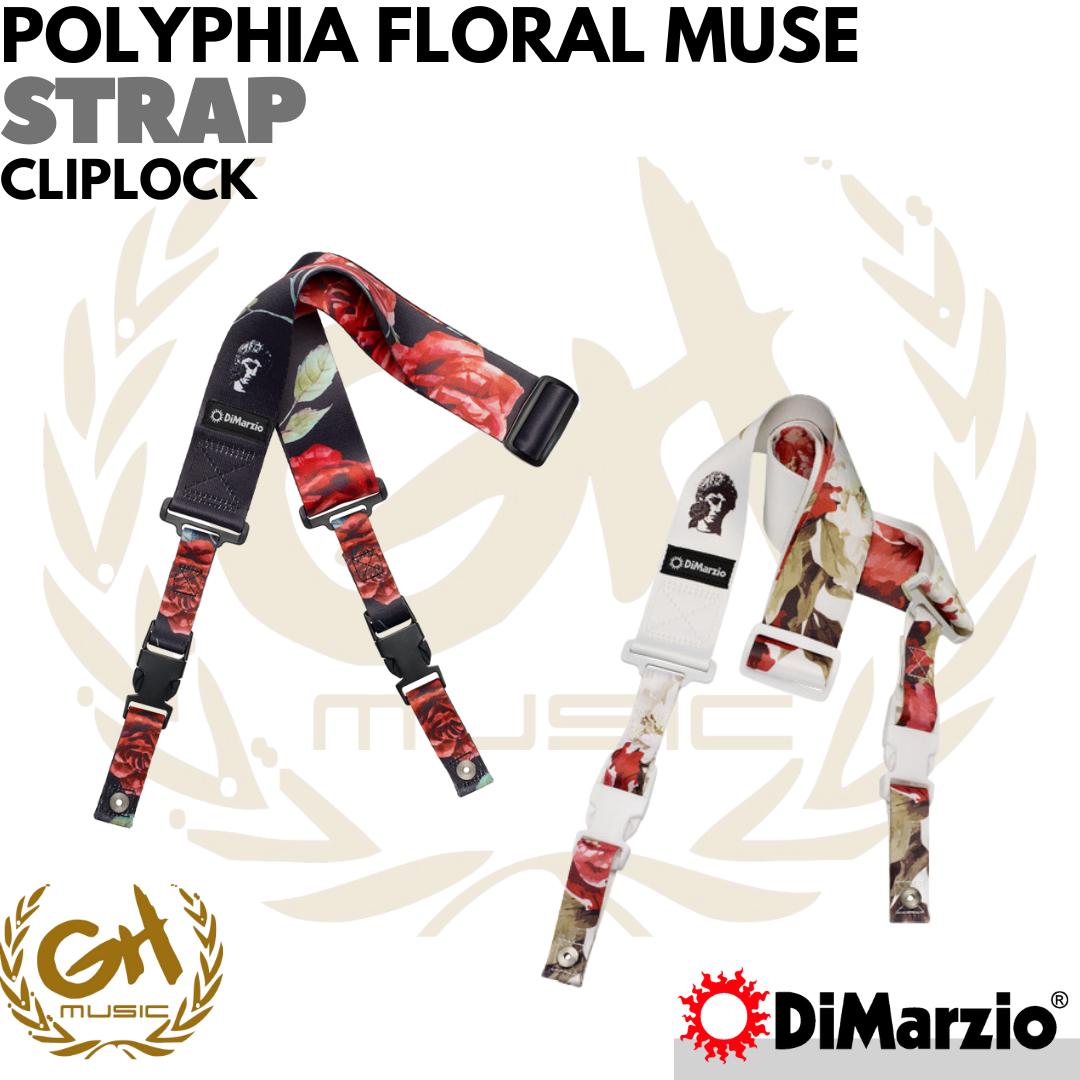 DiMarzio Polyphia Floral Muse ClipLock - STRAP GITAR