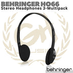 BEHRINGER HO66 Stereo Headphones isi 3 Multipack | Headphone Murah