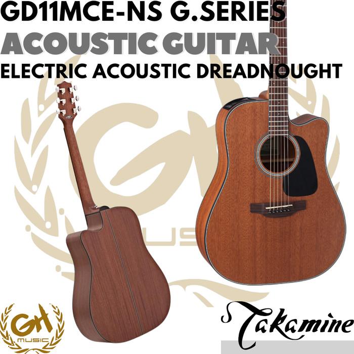 Takamine GD11MCE Dreadnought Acoustic Electric Guitar - Gitar Akustik