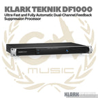 Klark Teknik DF1000 Ultra-Fast And Fully Automatic Dual-Channel Feedback Suppression Processor