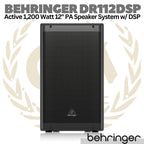 BEHRINGER DR112DSP Active 1200Watt 12" PA Speaker System | Aktif DR112