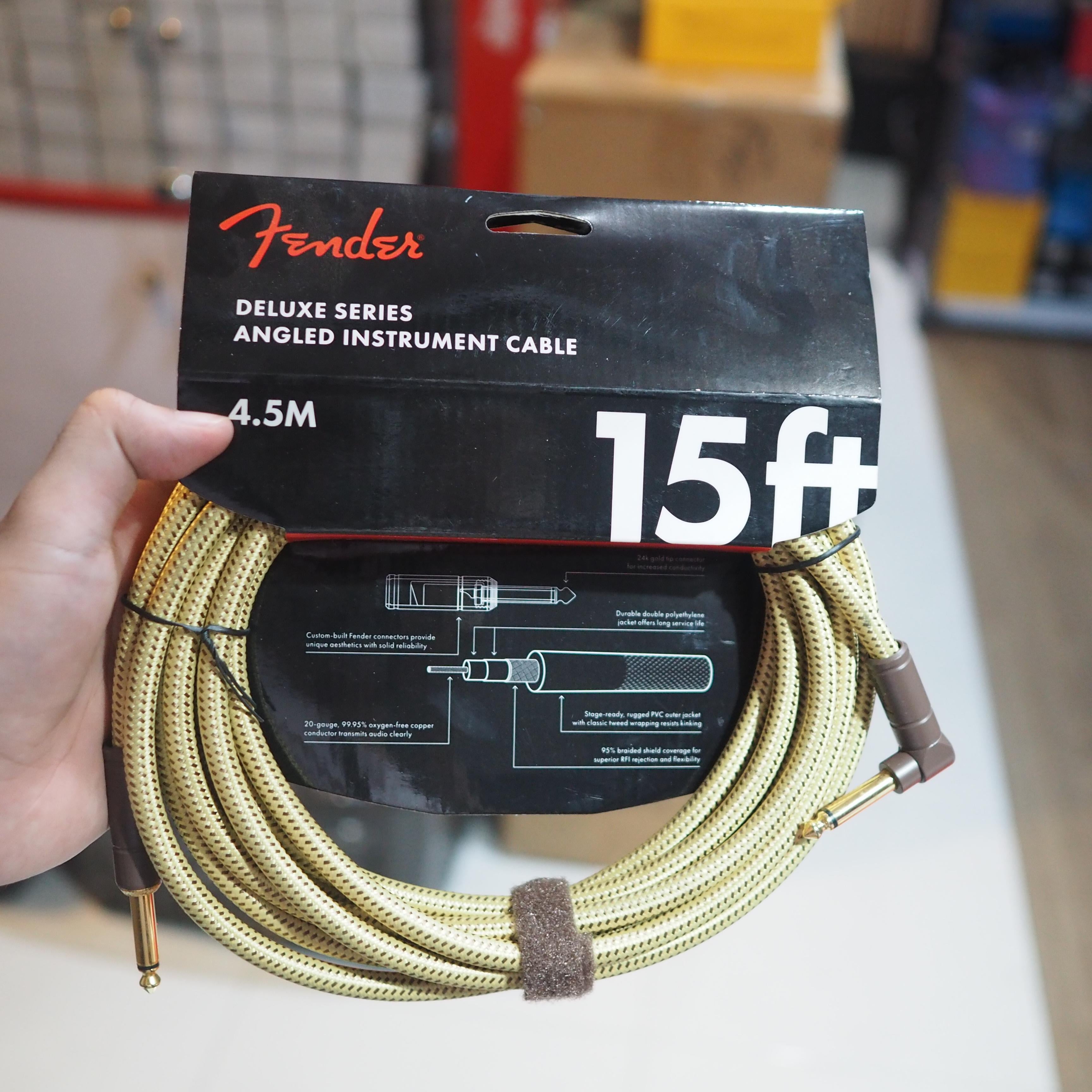 Fender Deluxe Series Instrument Cable 15ft-