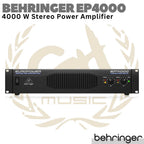 BEHRINGER EUROPOWER EP4000 4000 Watt Stereo Power Amplifier with ATR
