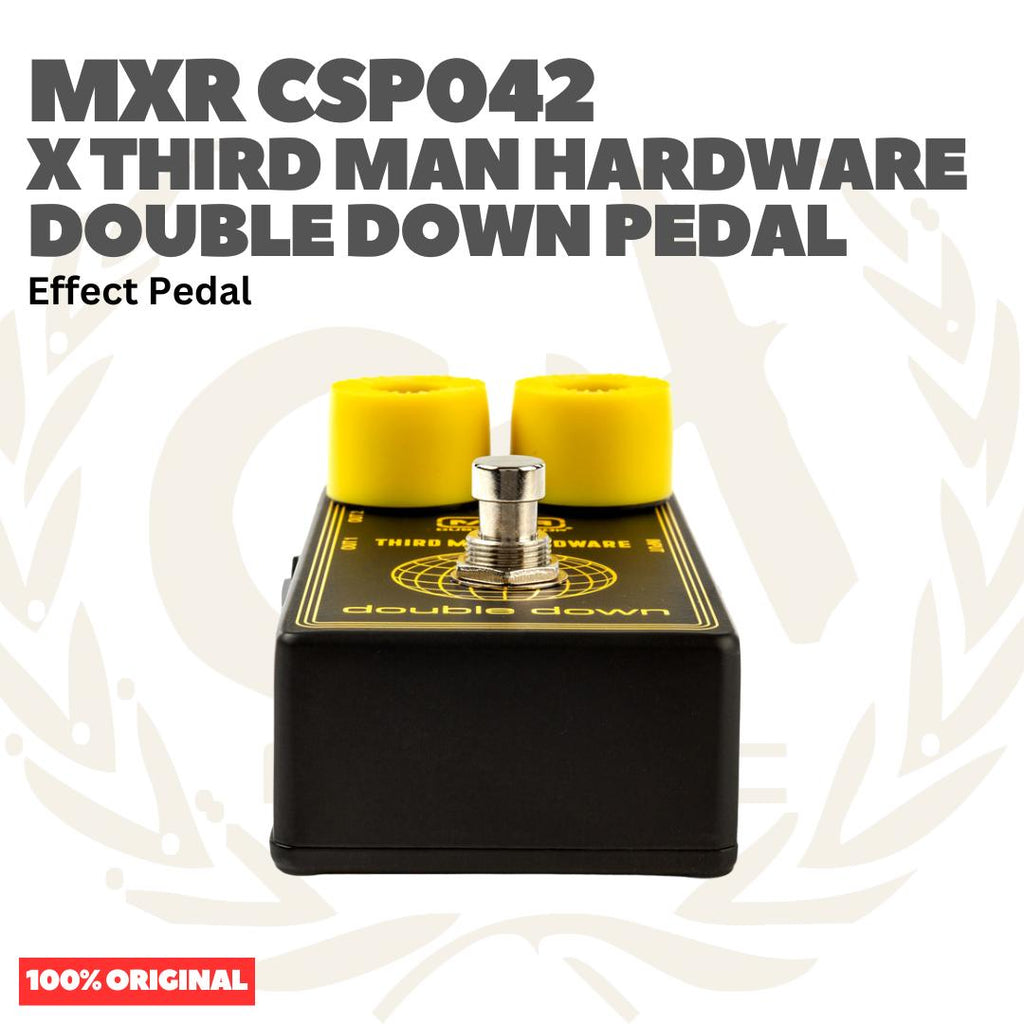 MXR CSP042 X Third Man Hardware Double Down Pedal Effect - Efek Pedal Gitar