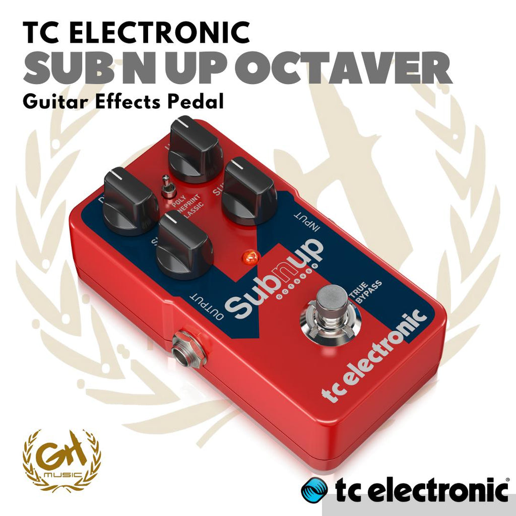TC ELECTRONIC SUB 'N' UP OCTAVER Polyphonic Octave Pedal Effect Efek