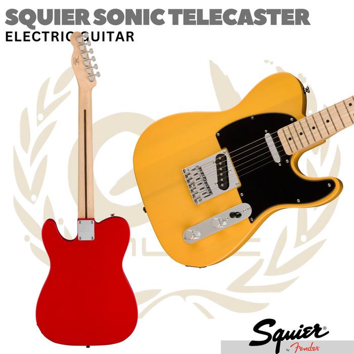 SQUIER SONIC TELECASTER Electric Guitar | Gitar Listrik Elektrik - BLACK