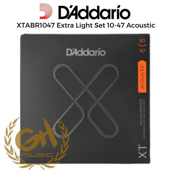 D'Addario XTABR1047 Extra Light Set 10-47 Acoustic