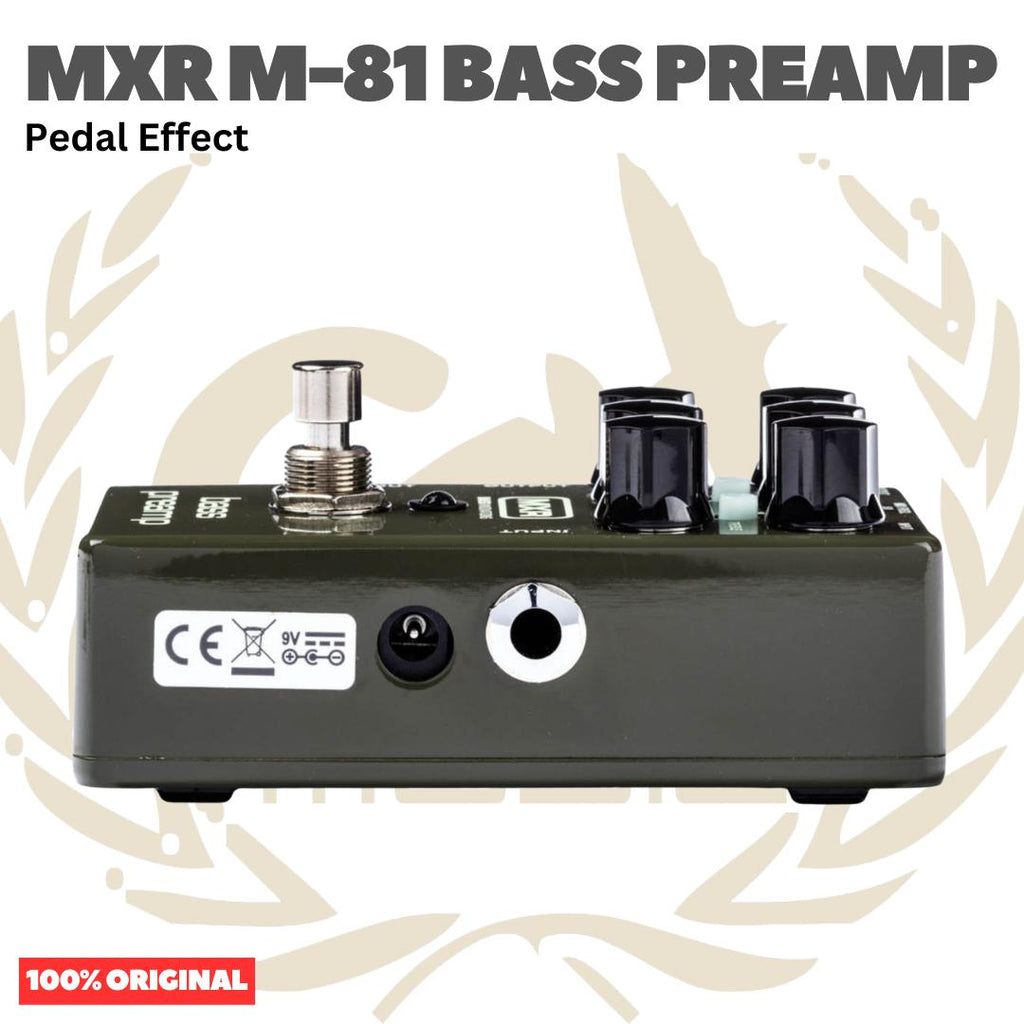 MXR M-81 Bass Preamp Bass Effect Pedal - Pedal Efek Bass Gitar M81 Original Asli