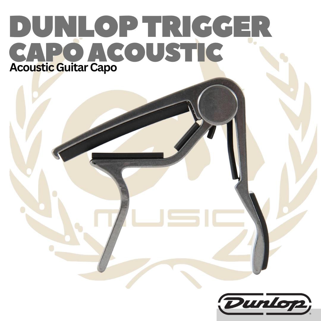 JIM DUNLOP 83CS TRIGGER CAPO ACOUSTIC CURVED SMOKE - Kapo Gitar