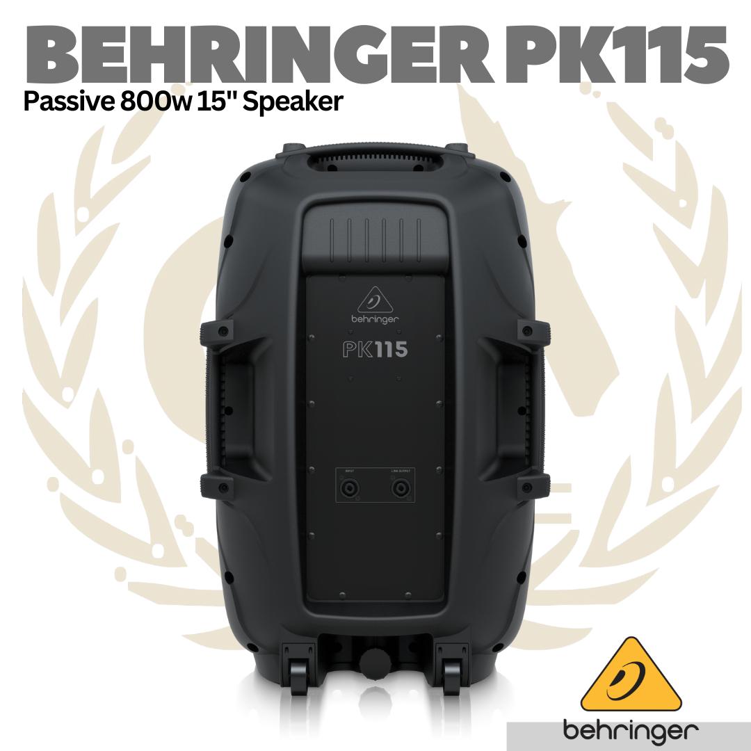 BEHRINGER PK115 Passive 800-Watt 15" PA Speaker System - Spiker Pasif