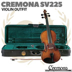CREMONA SV-225 Violin Outfit | Biola 1/4 1/2 3/4 4/4 Size SV225