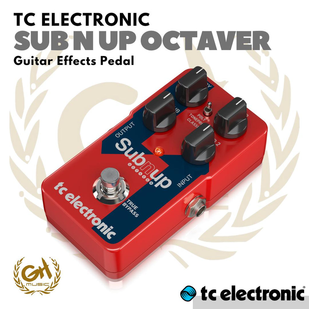 TC ELECTRONIC SUB 'N' UP OCTAVER Polyphonic Octave Pedal Effect Efek