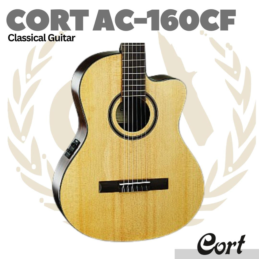 Cort AC-160CF Classical Acoustic Guitar - Gitar Klasik Nylon AC160