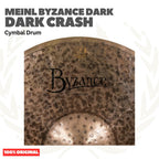 MEINL B18DAC Byzance Dark Dark Crash Cymbal 18 inch - Simbal Drum