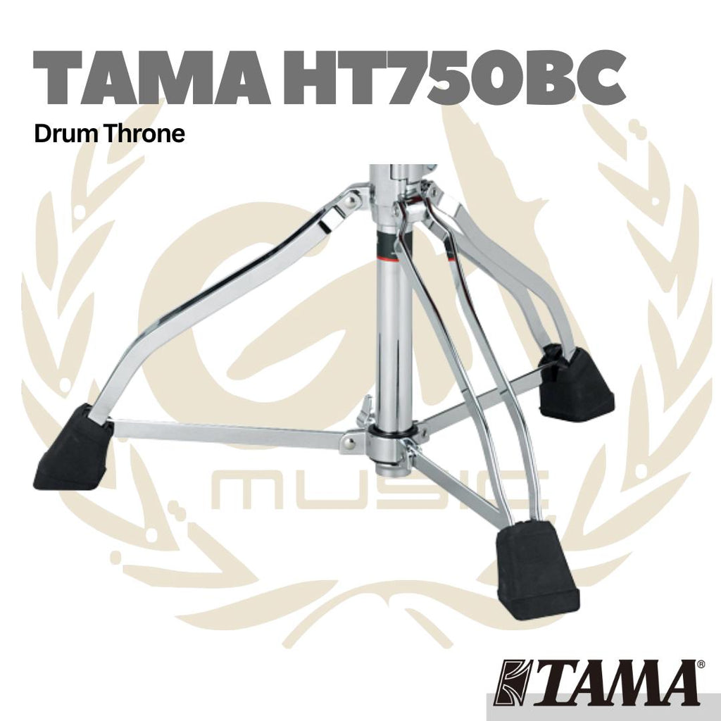 TAMA HT750 Ergo-Rider Hydraulix Cloth Top Drum Throne - Kursi Drum