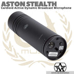ASTON STEALTH Cardioid Active Dynamic Broadcast Microphone (made in UK)
