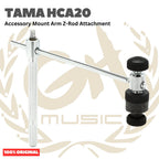 TAMA HCA20 Accessory Mount Arm Z-Rod Attachment - Clamp Simbal Drum