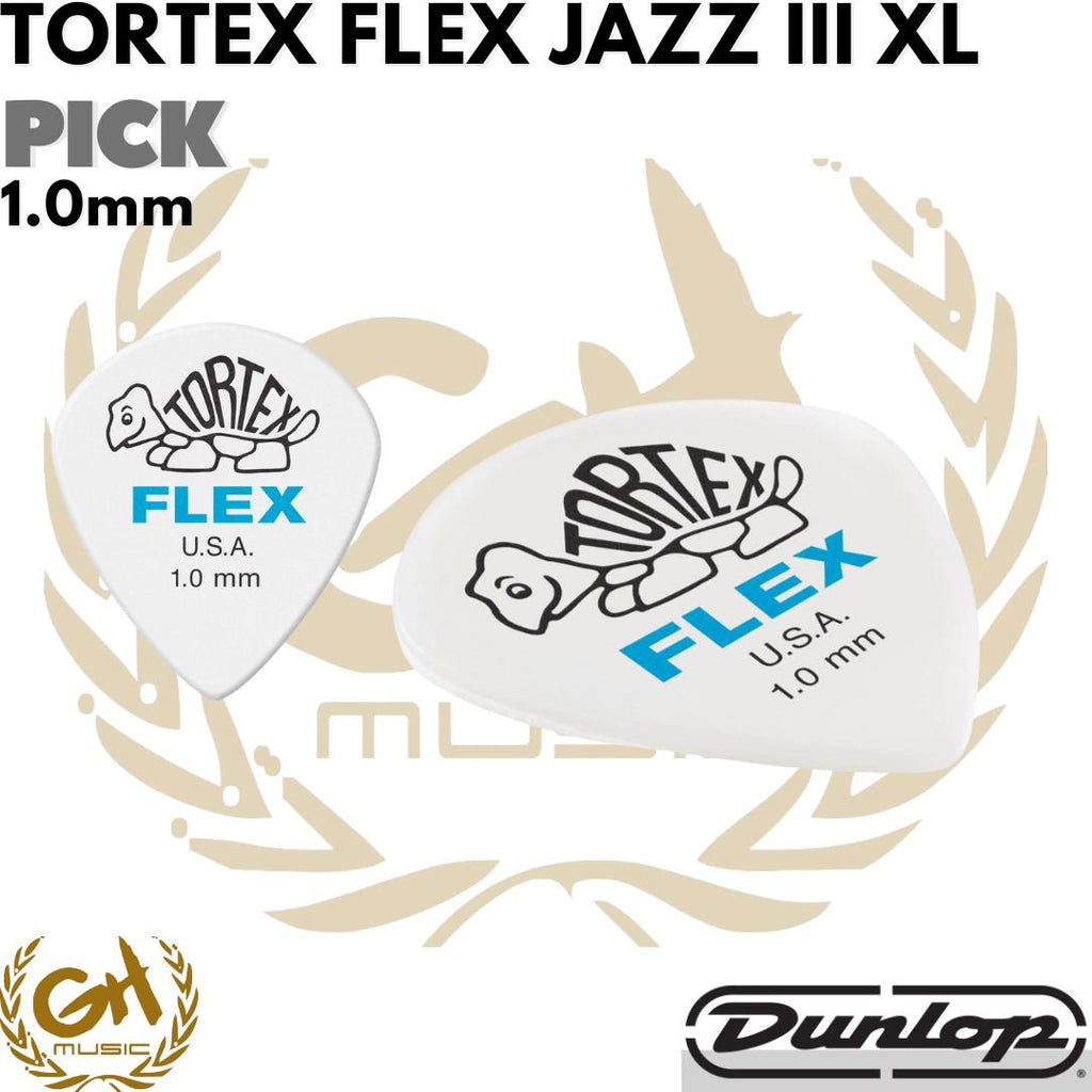 JIM DUNLOP Tortex Flex Jazz III XL Pick - Pick Gitar