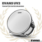 EVANS UV2 Coated Drum Head | Tom Batter Drumheads Original