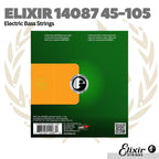 Elixir 14087 Nanoweb Extra Long Scale Electric Bass Strings 045-105 - Senar Bass Elektrik